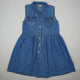 Vintage Denim Dress with Embroidery
