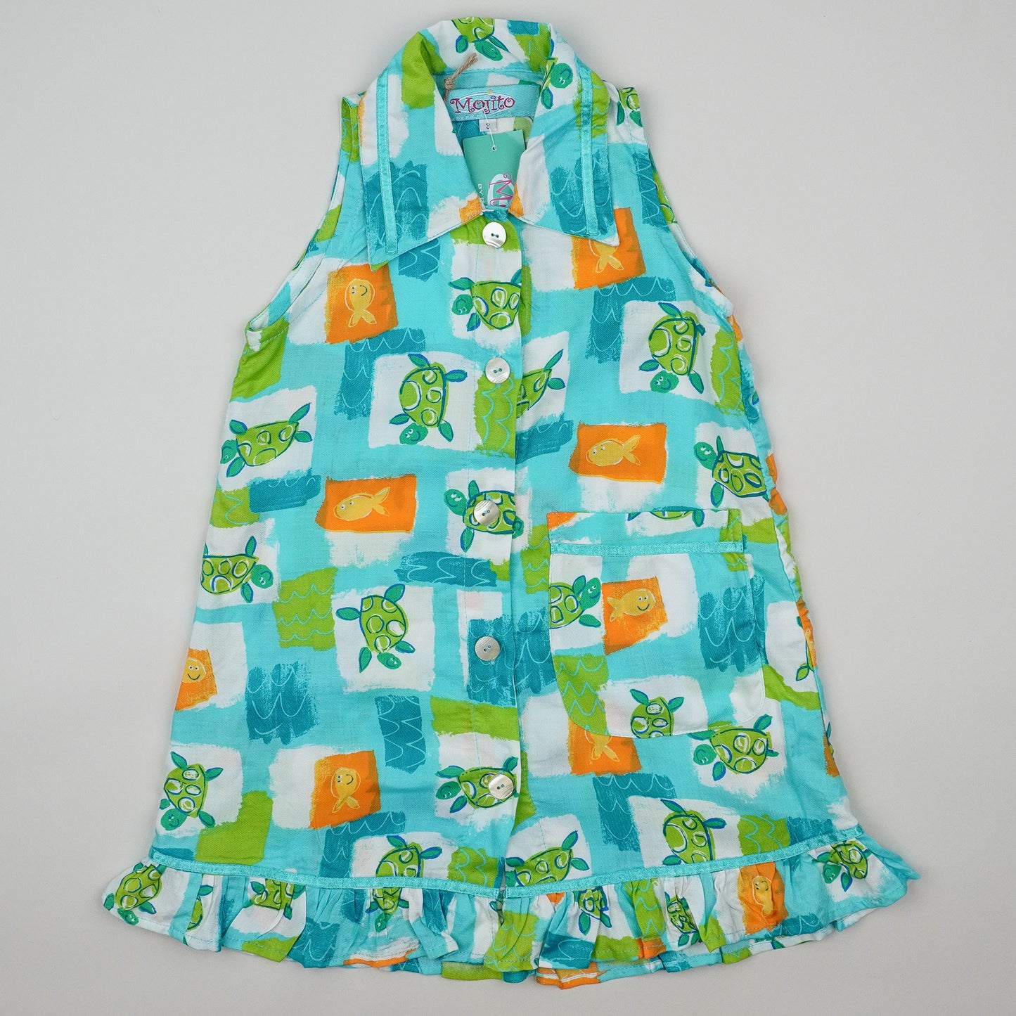 Coloful Dress with Turtles