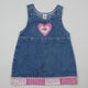 Vintage Denim Dress with Patchwork