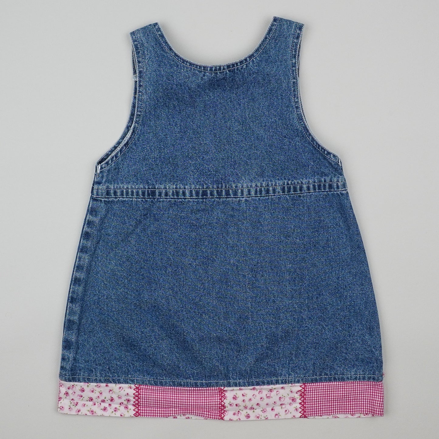 Vintage Denim Dress with Patchwork