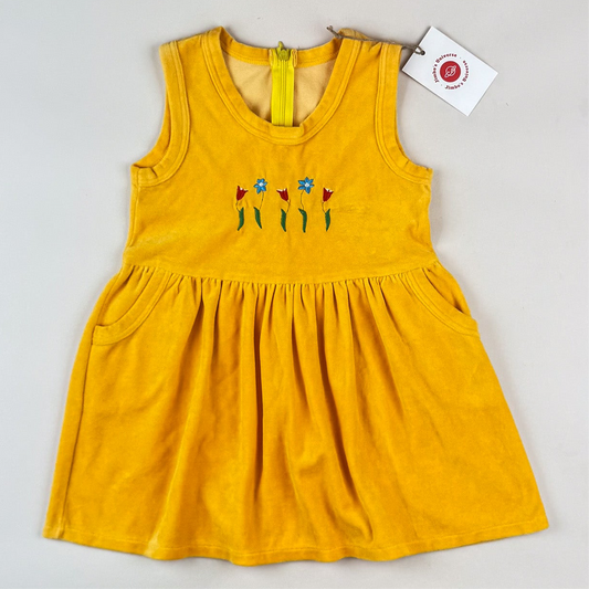 Vintage Velvet Dress with Embroidery