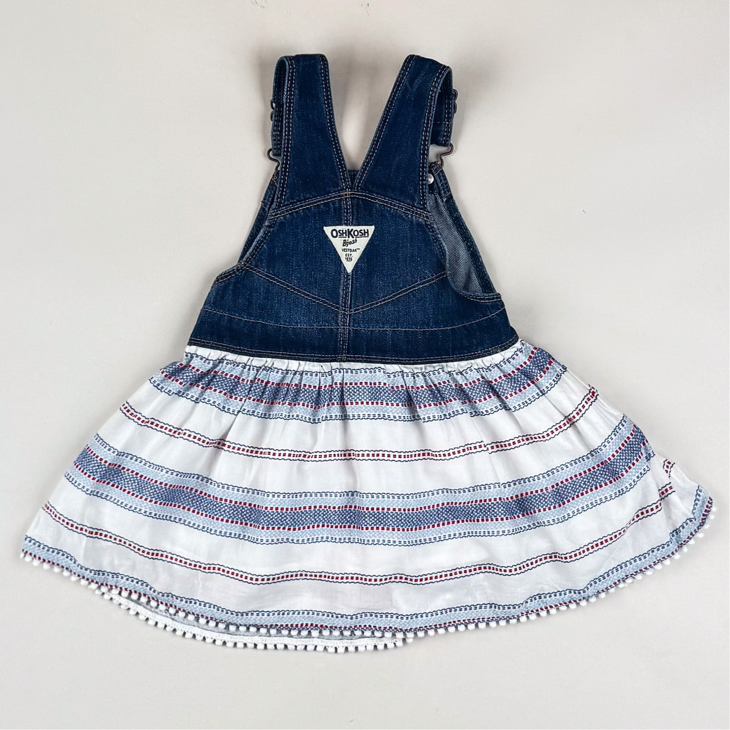 OshKosh Dress with Hickory Stripes