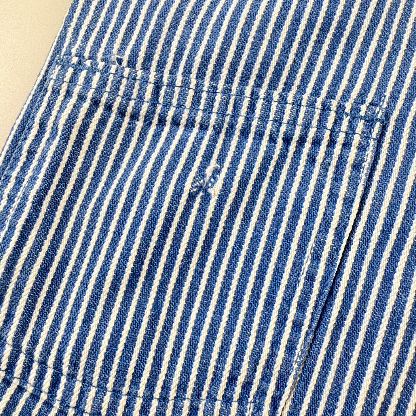 Vintage Hickory Stripe OshKosh Shortalls