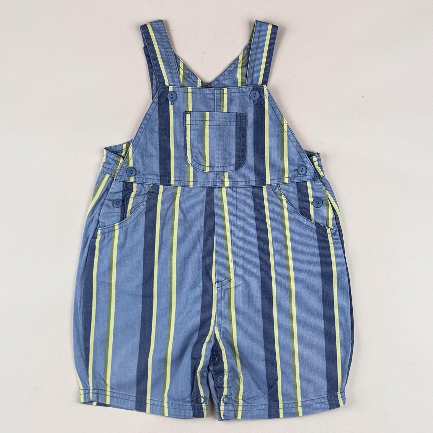 Striped Vintage shortalls