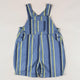 Striped Vintage shortalls