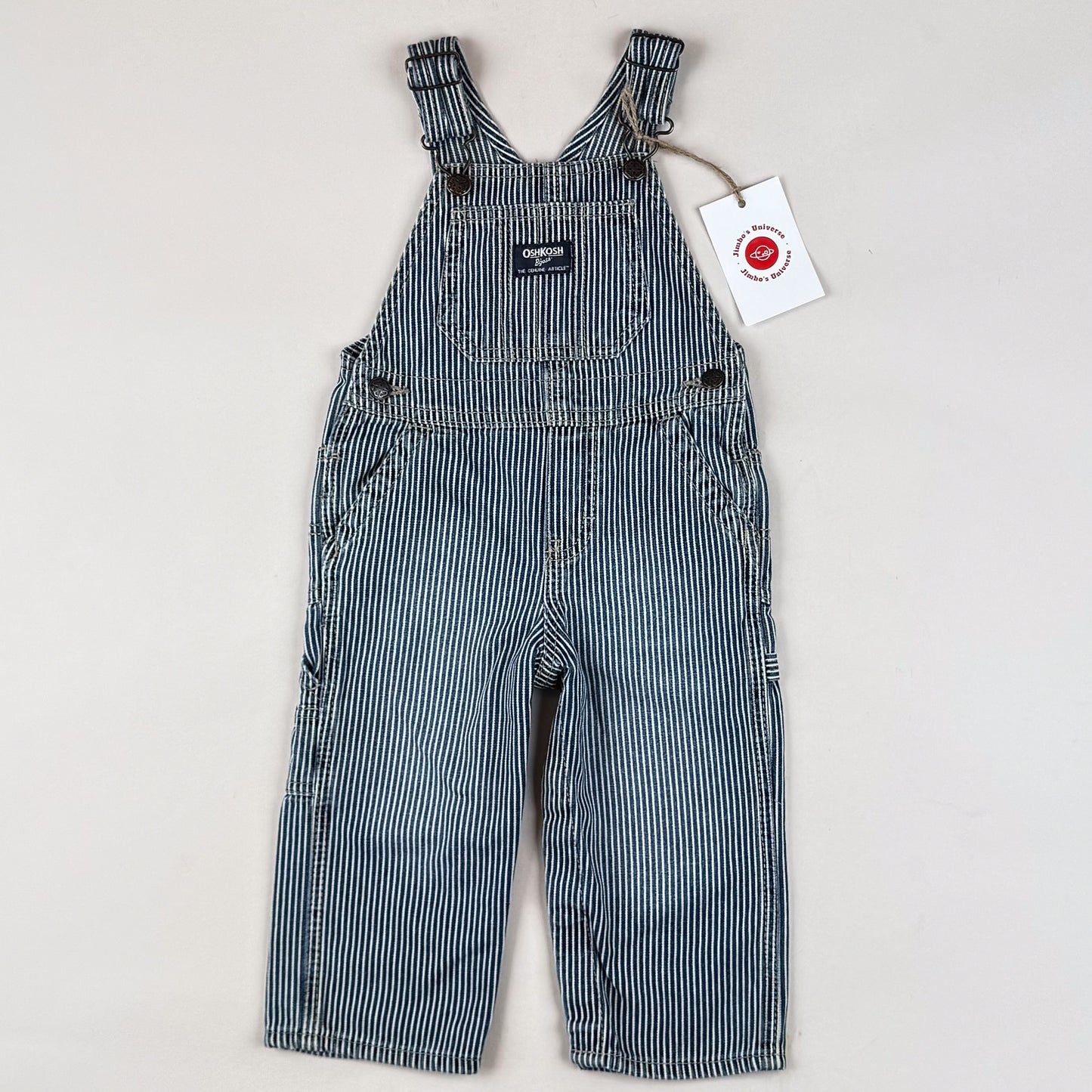 OshKosh Hickory Stripe Overalls