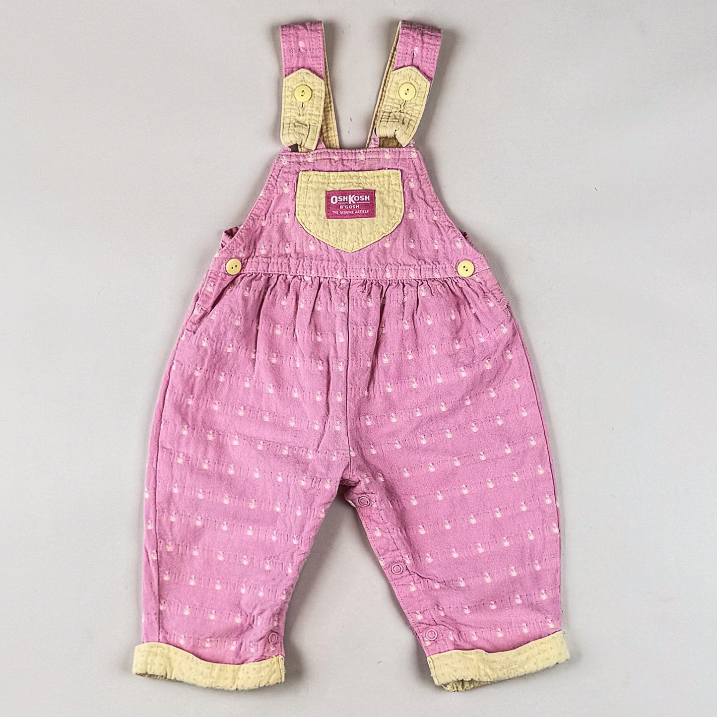 Vintage OshKosh Overalls with Embroidery