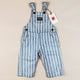 Vintage OshKosh Overalls with Stripes