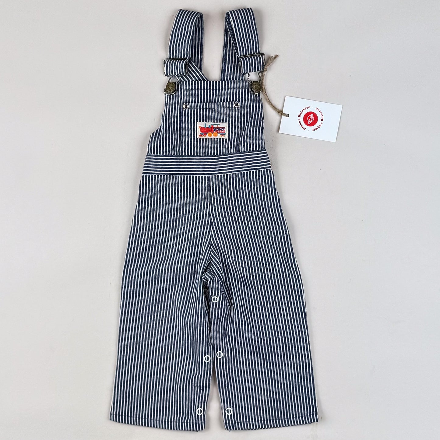 Striped Vintage Overalls