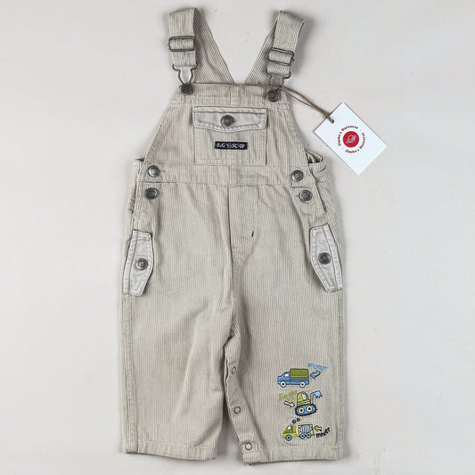 Striped Carter's Overalls