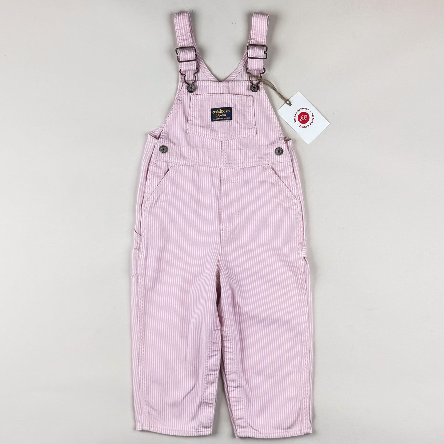 Vintage OshKosh Hickory Striped Overalls