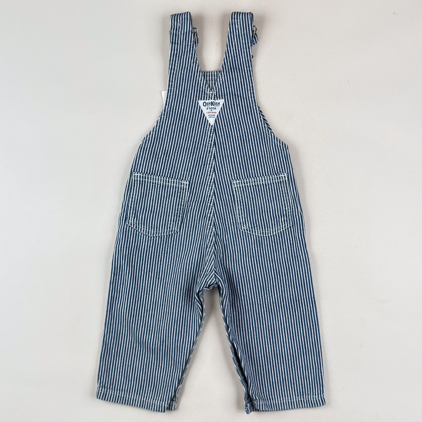 Vintage OshKosh Hickory Striped Overalls