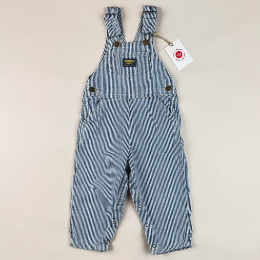 Vintage OshKosh Hickory Striped Overalls