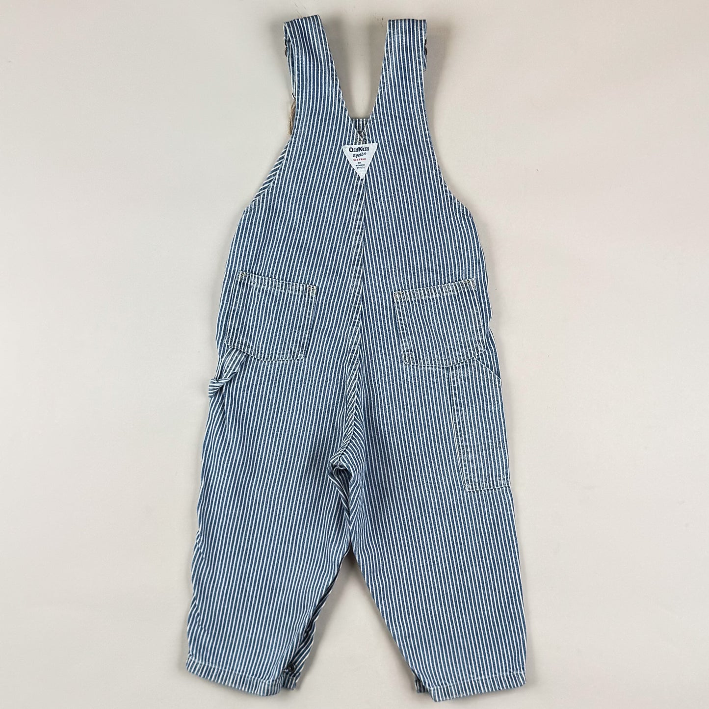 Vintage OshKosh Hickory Striped Overalls