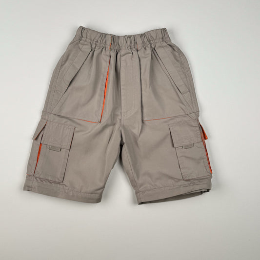 Short in beige and orange