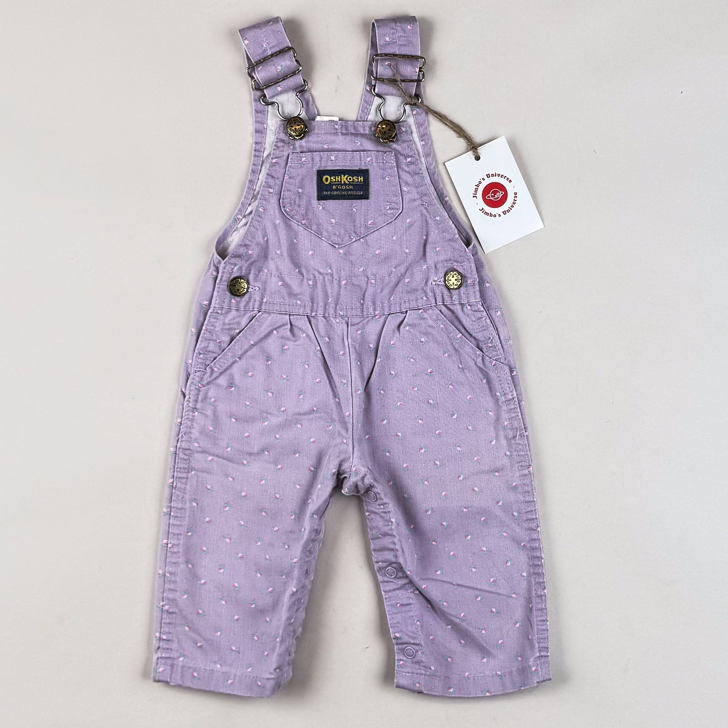 Vintage Floral OshKosh Overalls