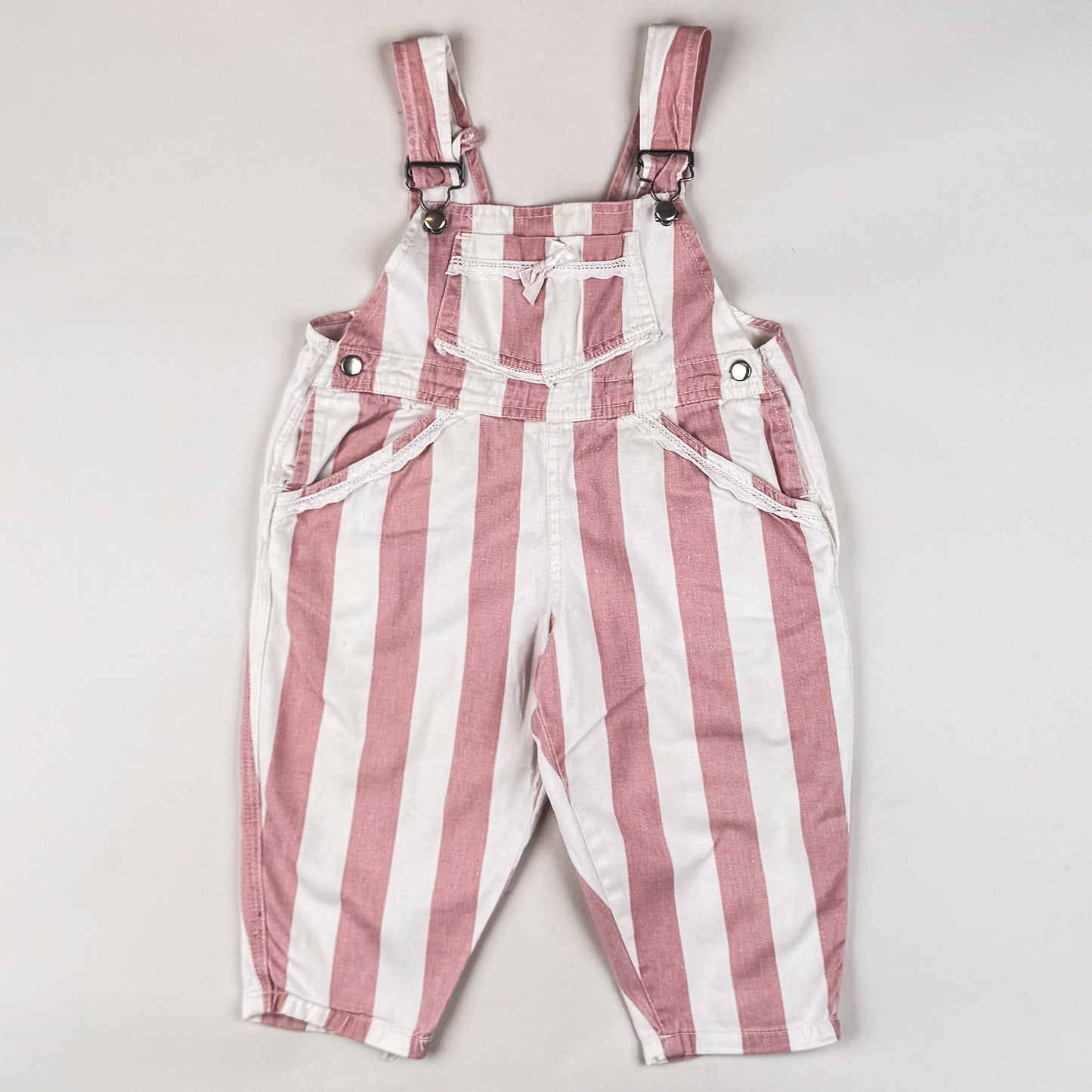 Striped Vintage Overalls