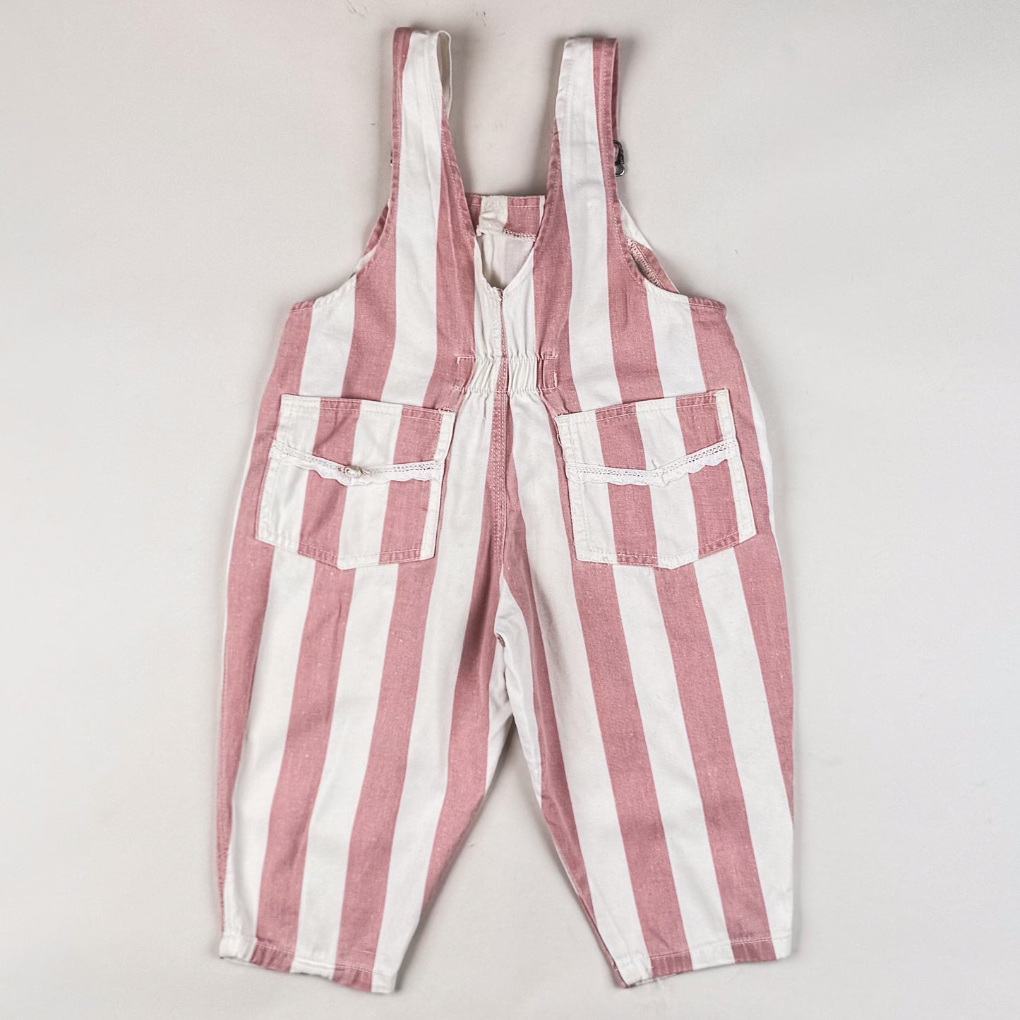 Striped Vintage Overalls