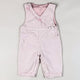 Corduroy Overalls with Embroidery