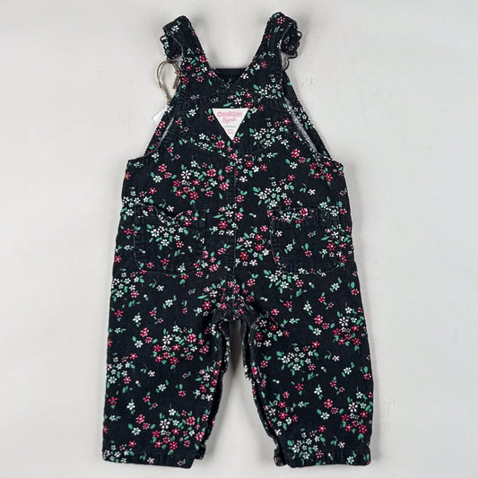 Floral OshKosh Corduroy Overalls