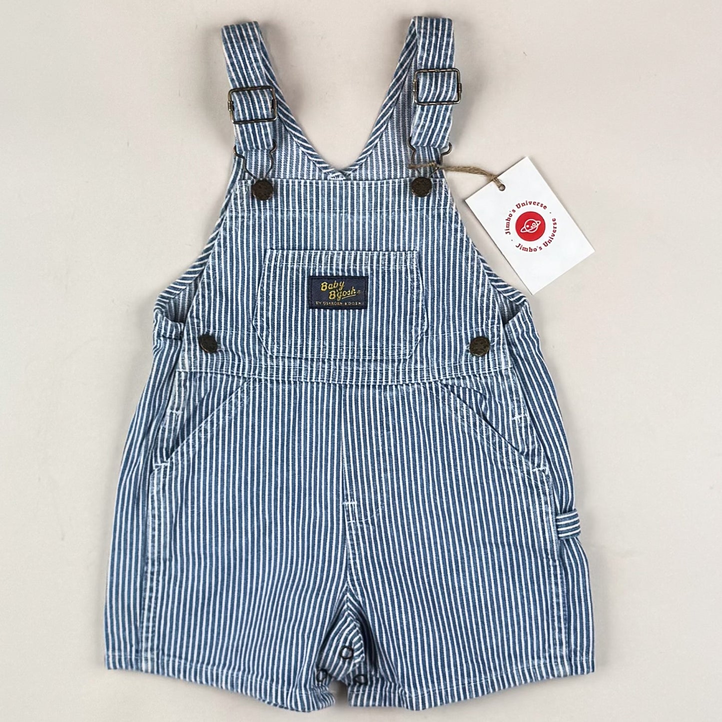 Vintage OshKosh Hickory Stripe Shortalls