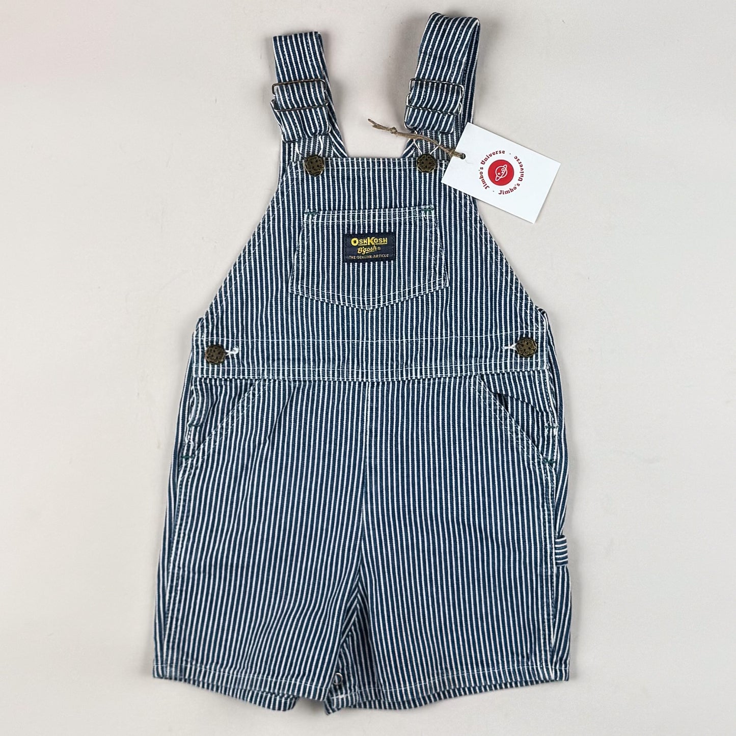 Vintage OshKosh Hickory Stripe Shortalls
