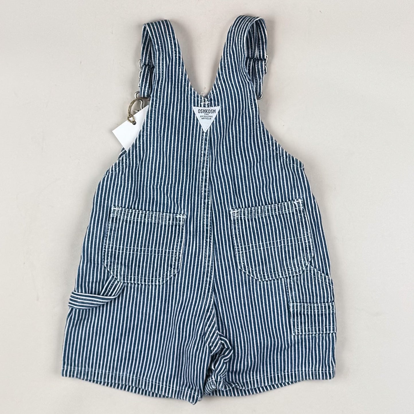 Vintage OshKosh Hickory Stripe Shortalls