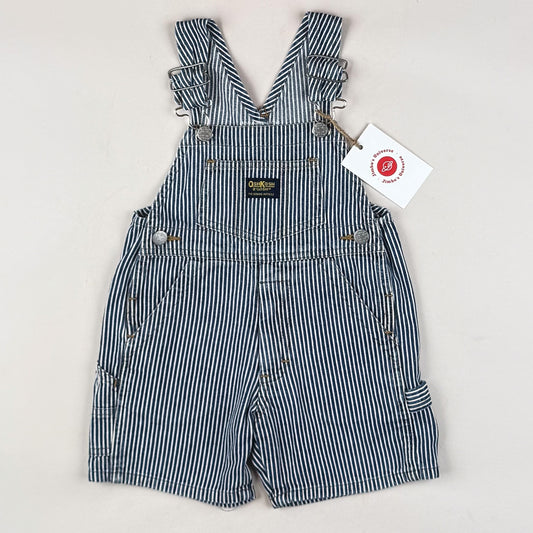 Vintage OshKosh Hickory Stripe Shortalls