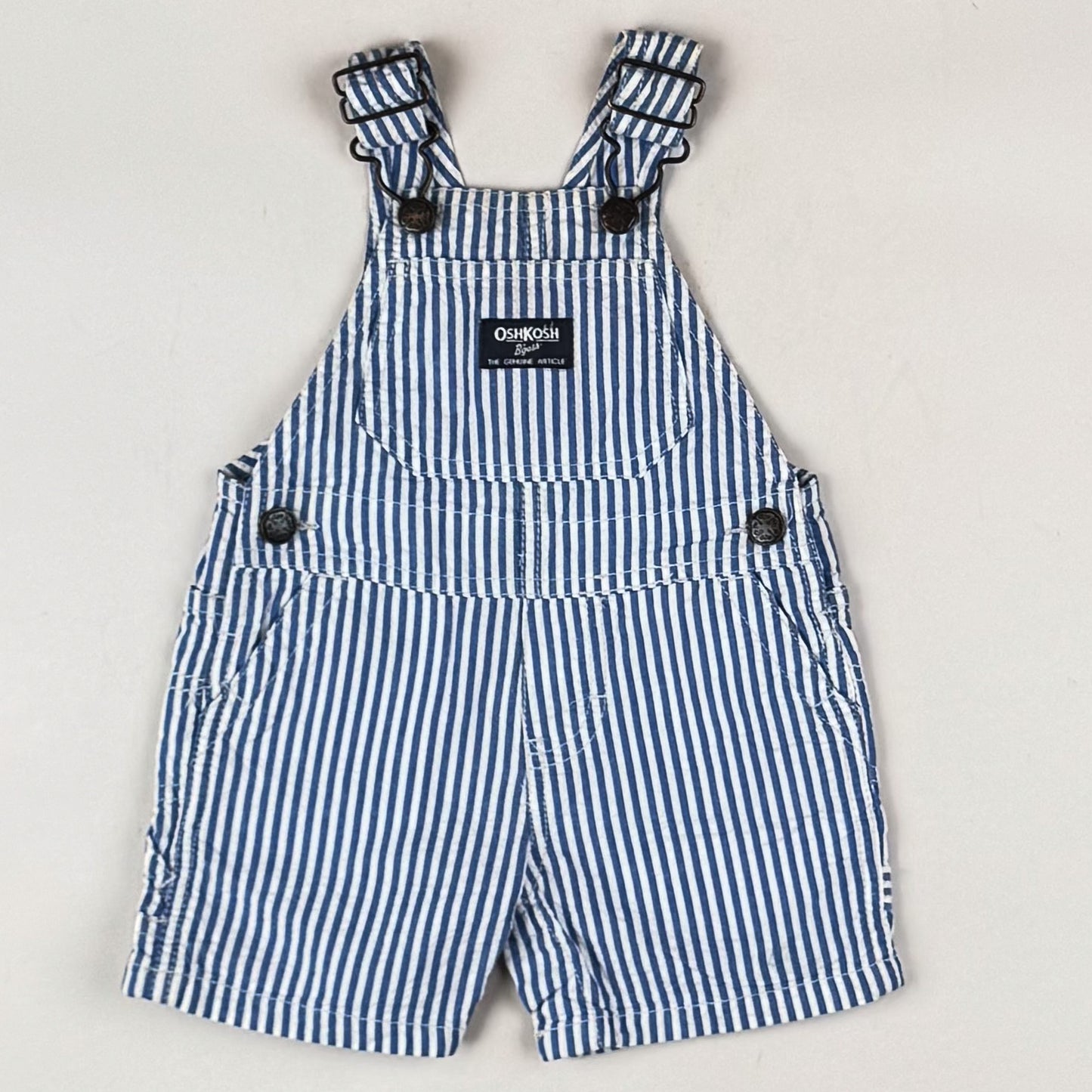 OshKosh Hickory Stripe Shortalls