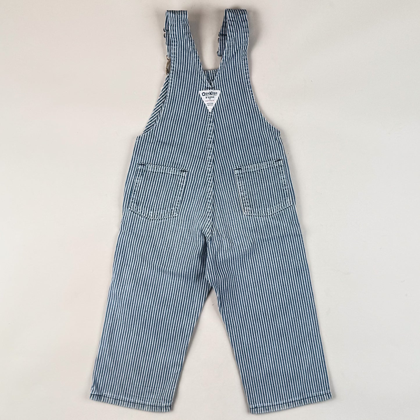 Vintage OshKosh Hickory Stripe Overalls