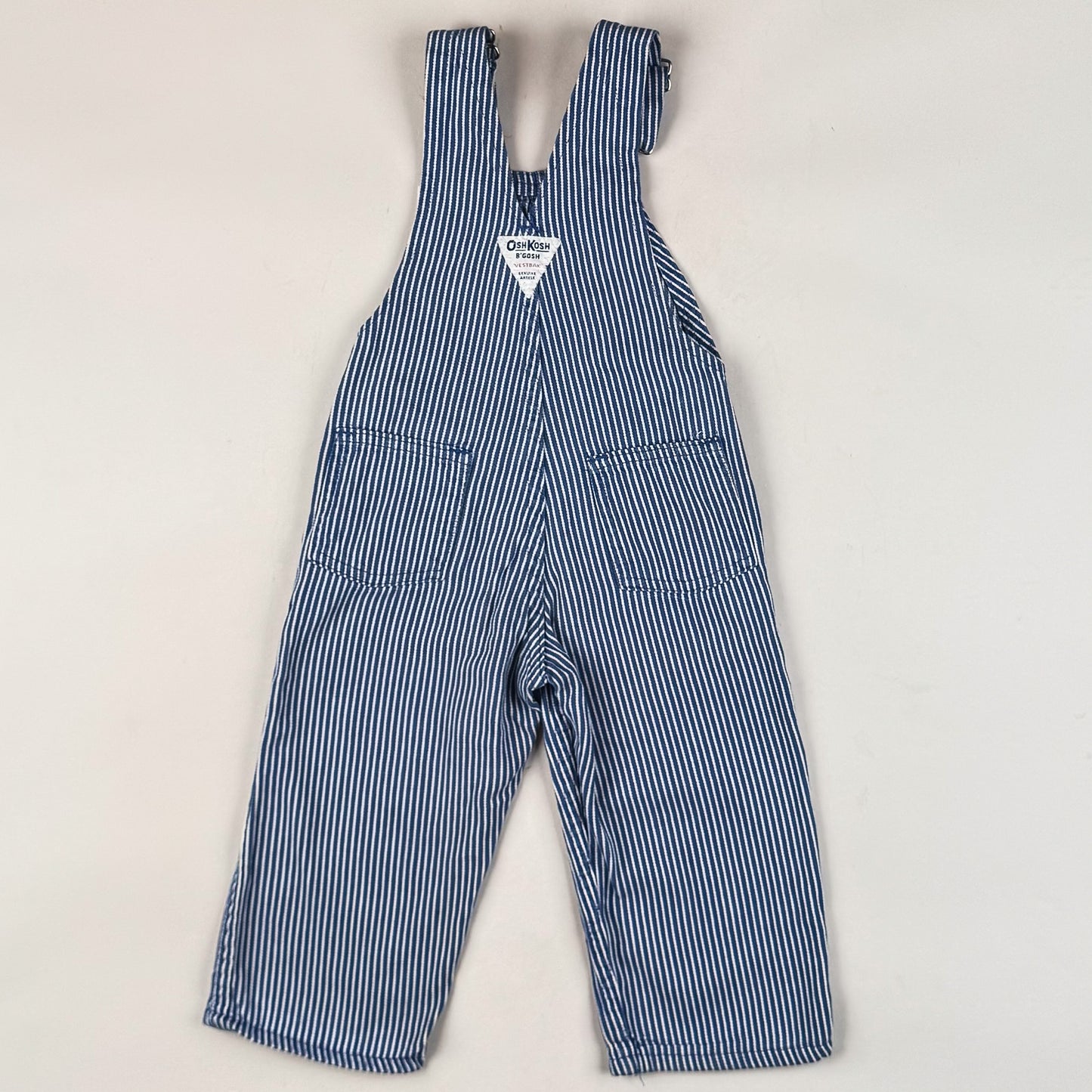 Vintage OshKosh Hickory Stripe Overalls