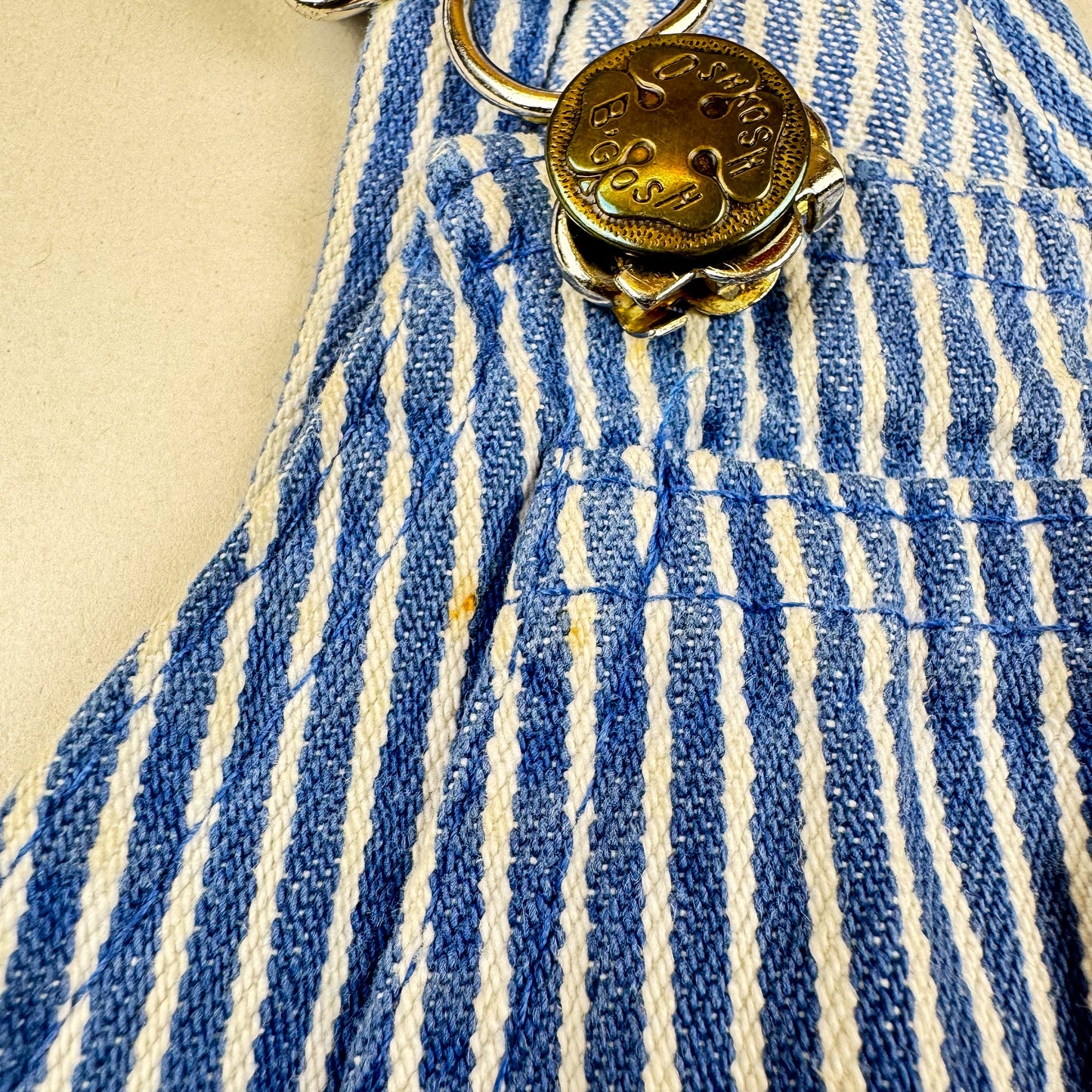 Vintage OshKosh Hickory Stripe Overalls