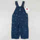 OshKosh Overalls with Embroidered American Footballs
