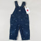 OshKosh Overalls with Embroidered American Footballs