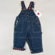 Vintage OshKosh Overalls with Embroidered Tools