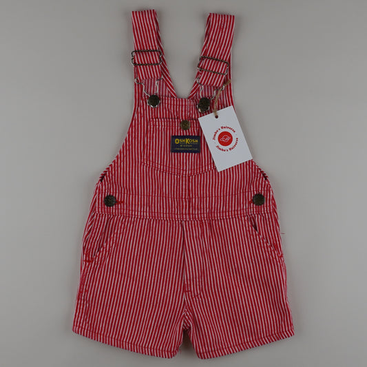 Vintage OshKosh Hickory Stripe Shortalls