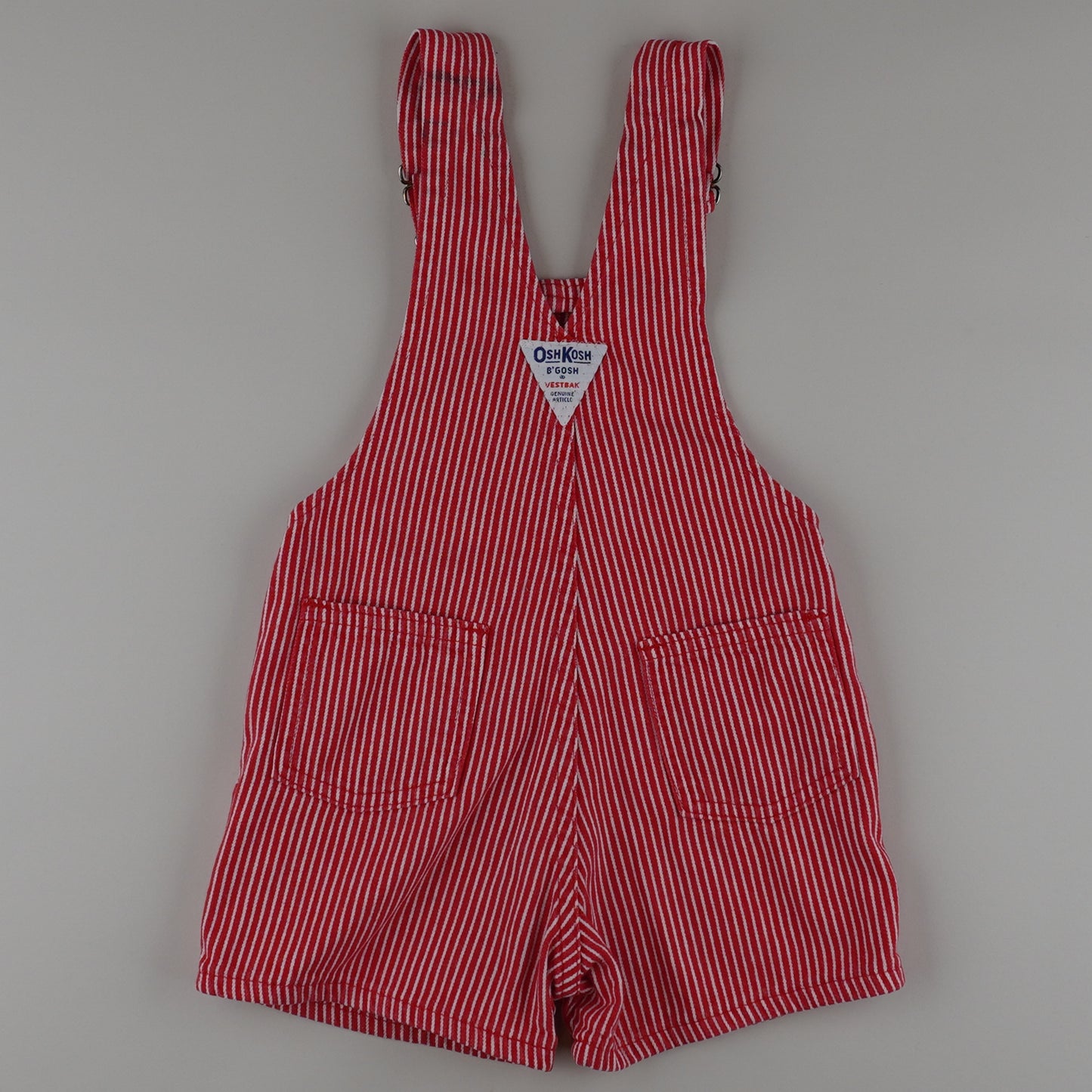 Vintage OshKosh Hickory Stripe Shortalls