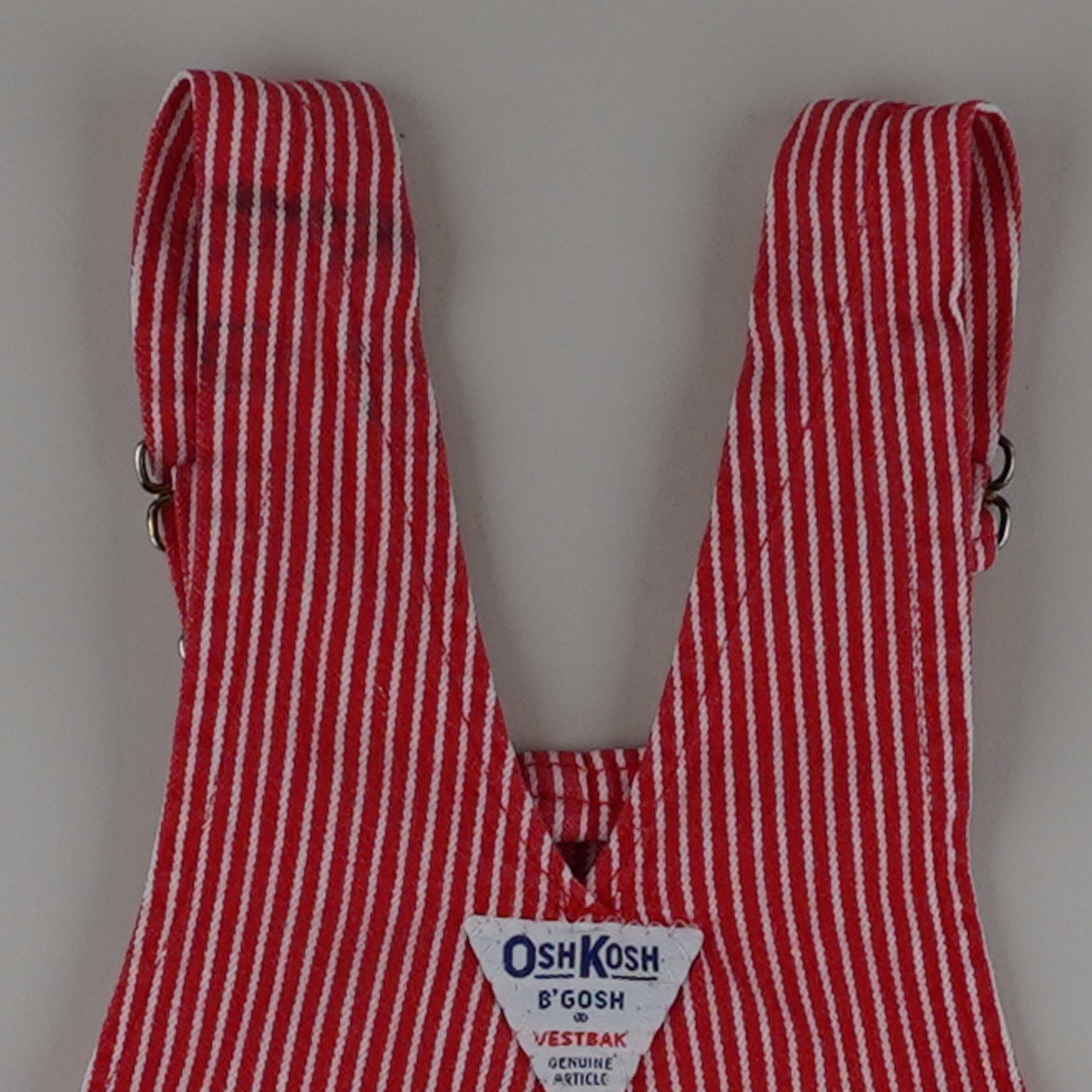 Vintage OshKosh Hickory Stripe Shortalls
