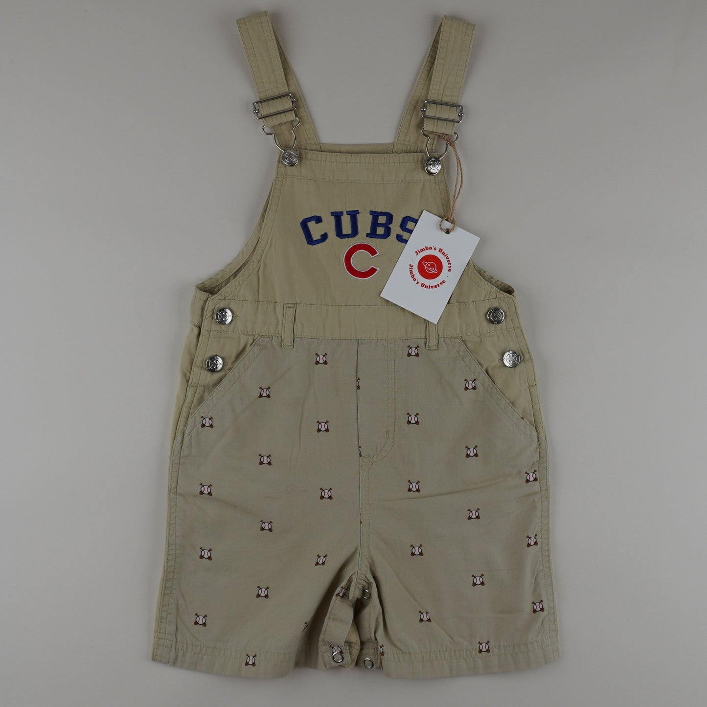 MLB Cubs Baseball Shortalls