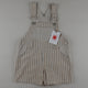 Vintage Striped Shortalls