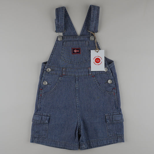 Vintage Striped Shortalls