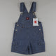 Vintage Striped Shortalls