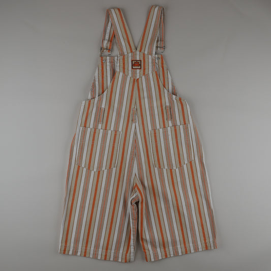 Vintage Striped Shortalls