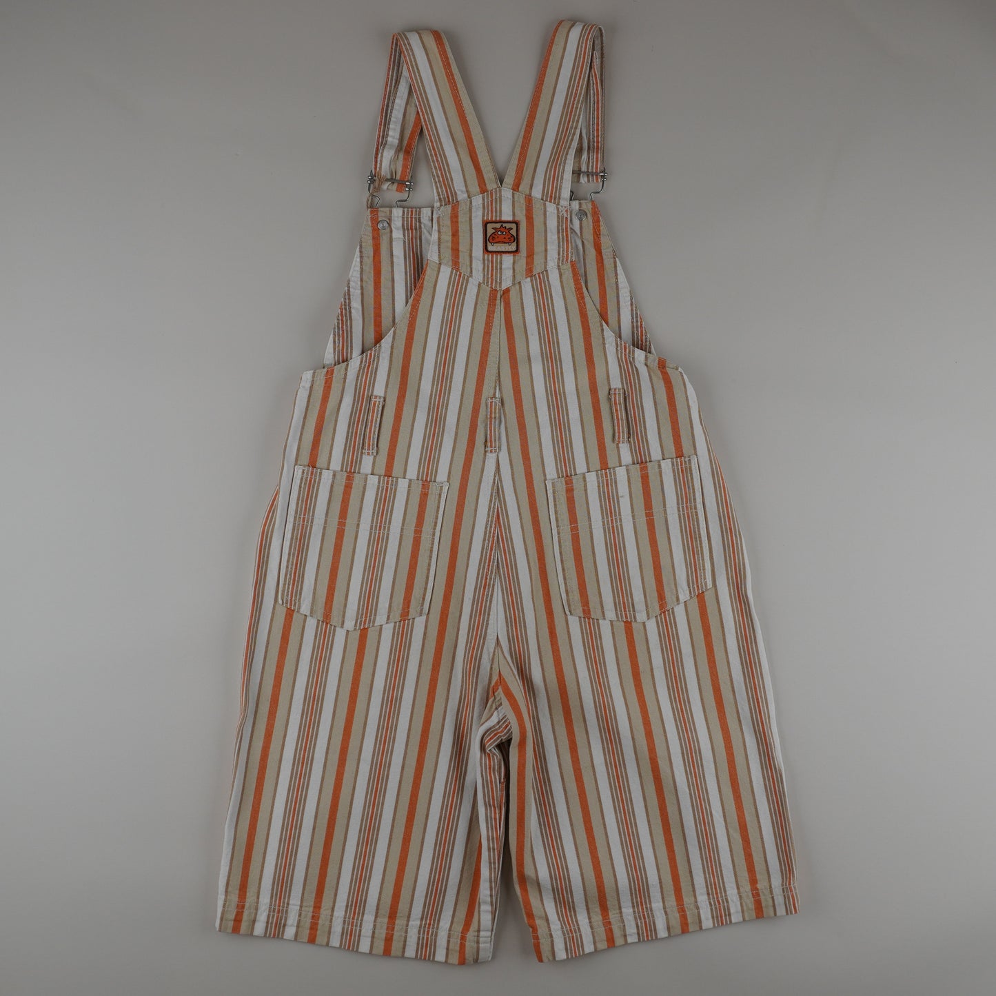 Vintage Striped Shortalls