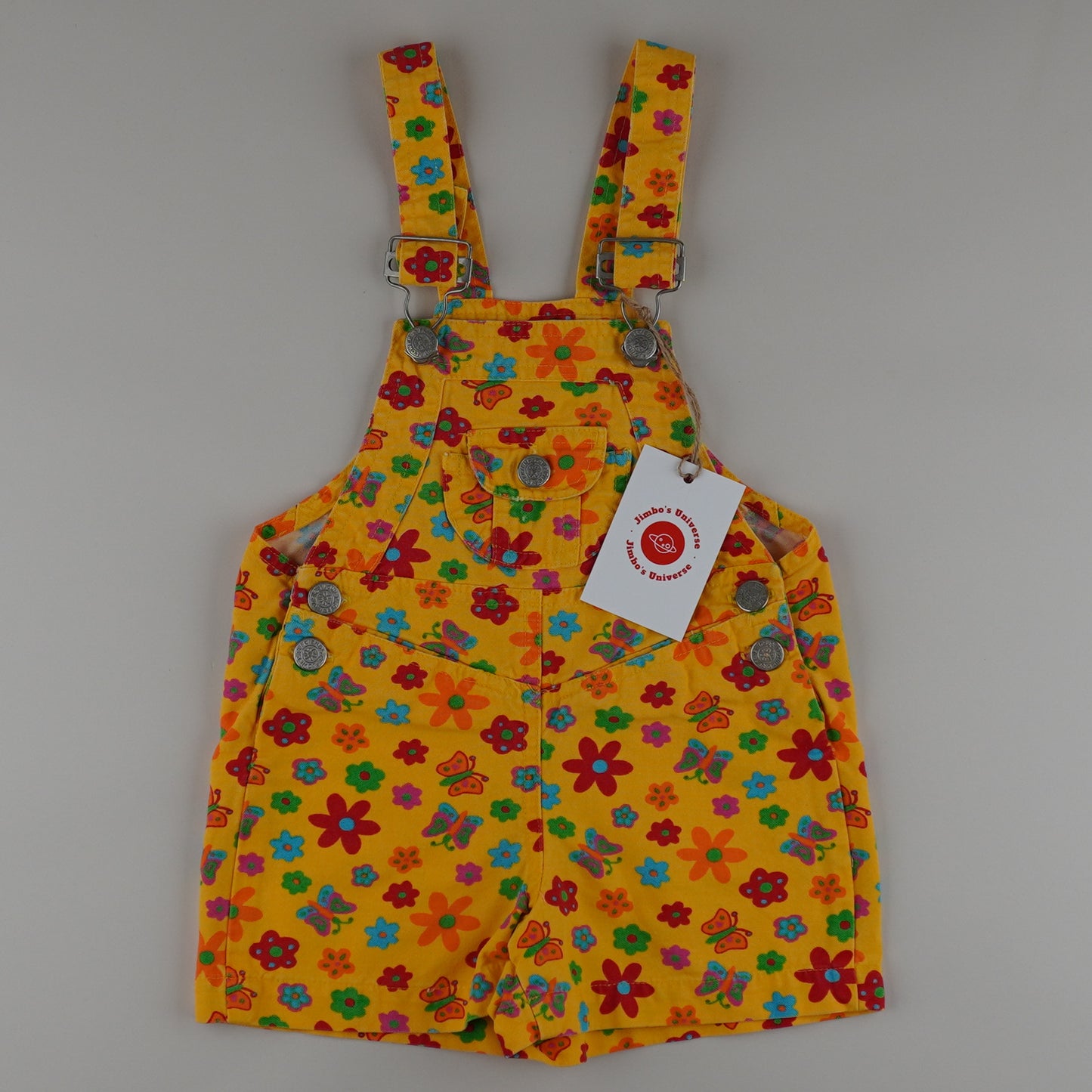 Vintage Floral Shortalls