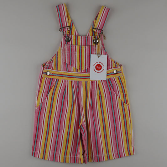 Vintage Striped Shortalls