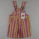 Vintage Striped Shortalls