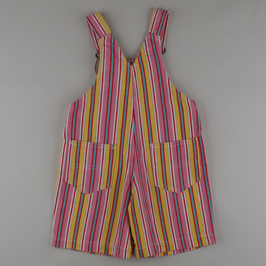Vintage Striped Shortalls