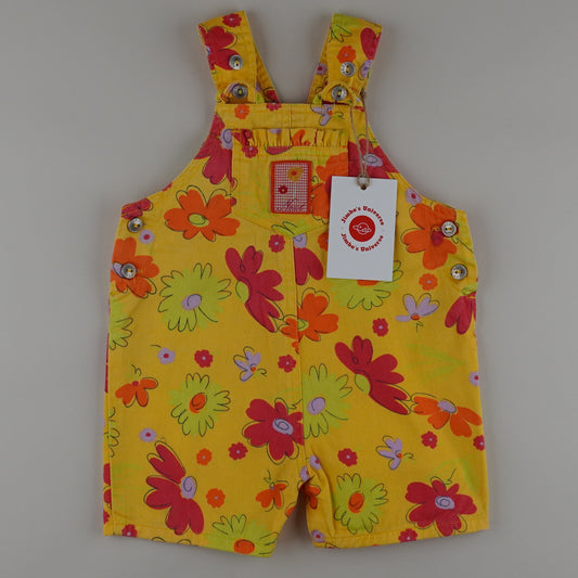 Vintage Floral Shortalls