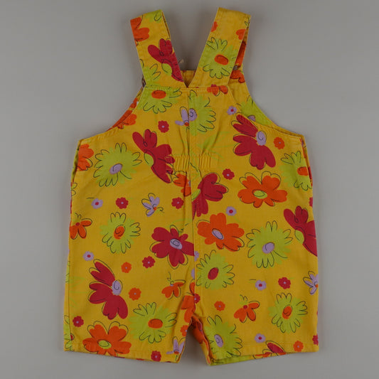 Vintage Floral Shortalls